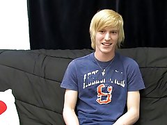 This new blonde stud gives a super sensual interview for his first BC vid gay twink porn pics at Boy Crush!
