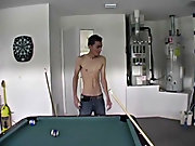 Horny Buds play a game of 'Strip Pool' then Fuck gloryhole gay twinks