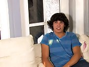 This versatile, eighteen year old with the cute shaggy hair talks about guys with Bryan this is your first gay sex at Boy Crush!