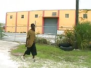 We found a thug wandering the rough streets of Miami gay interracial blowjob
